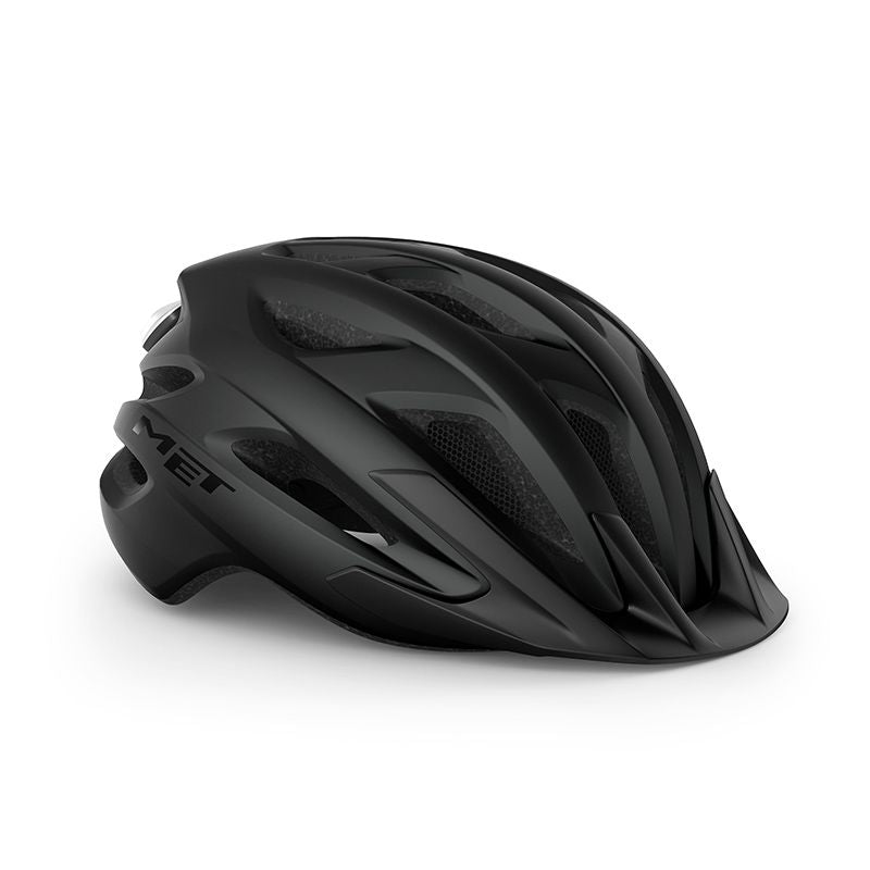 Casco Met Crossover Mips Black Mate