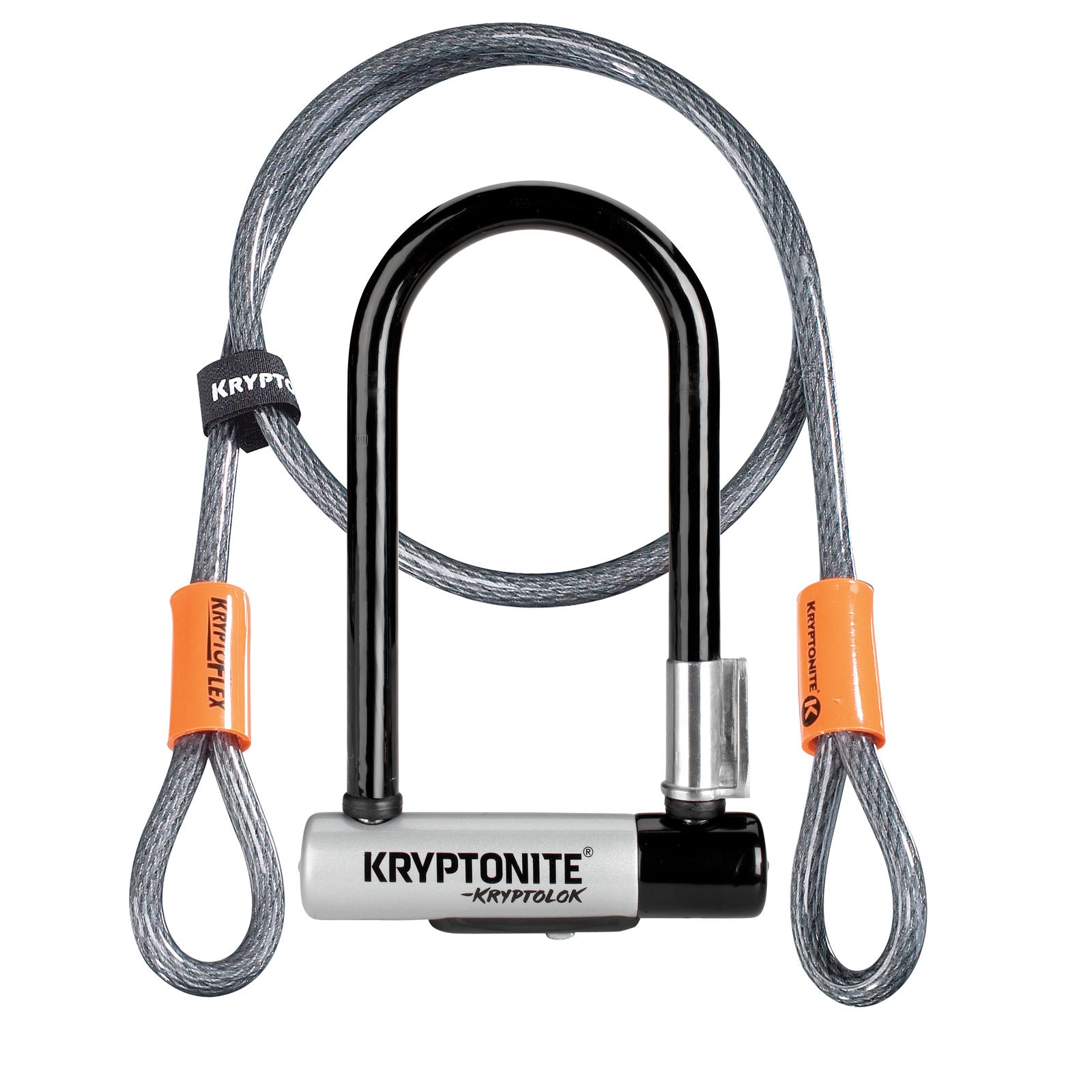 Kryptonite U-Lock Kryptolok Mini 7 8.2x17.8cm Cable 4ft Negro/Gris
