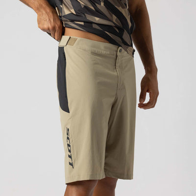 Pantalón Corto MTB Scott Vertic LT Hombre Toast Beige/Black #6