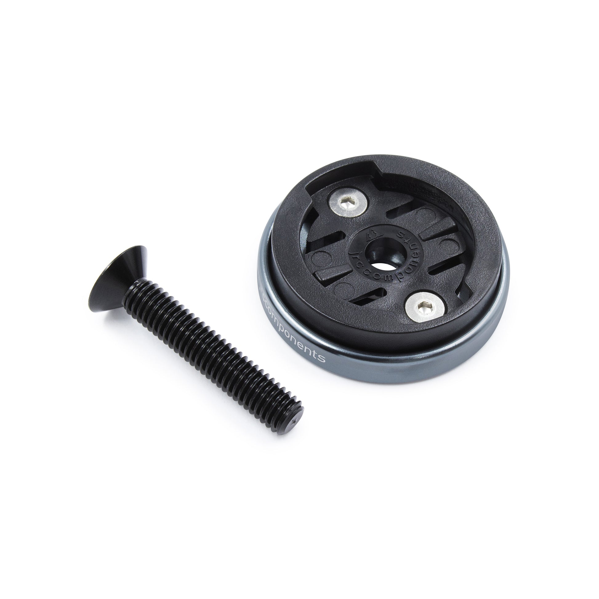 Soporte Tapa Dirección Ciclocomputador JRC Components Enkei Garmin Gunmetal