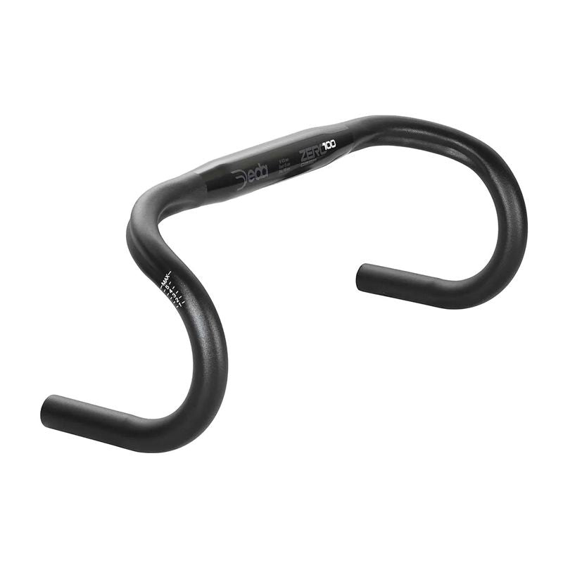 Manillar Deda Zero100 Deep Di2 31.7 Aluminio Negro Bob