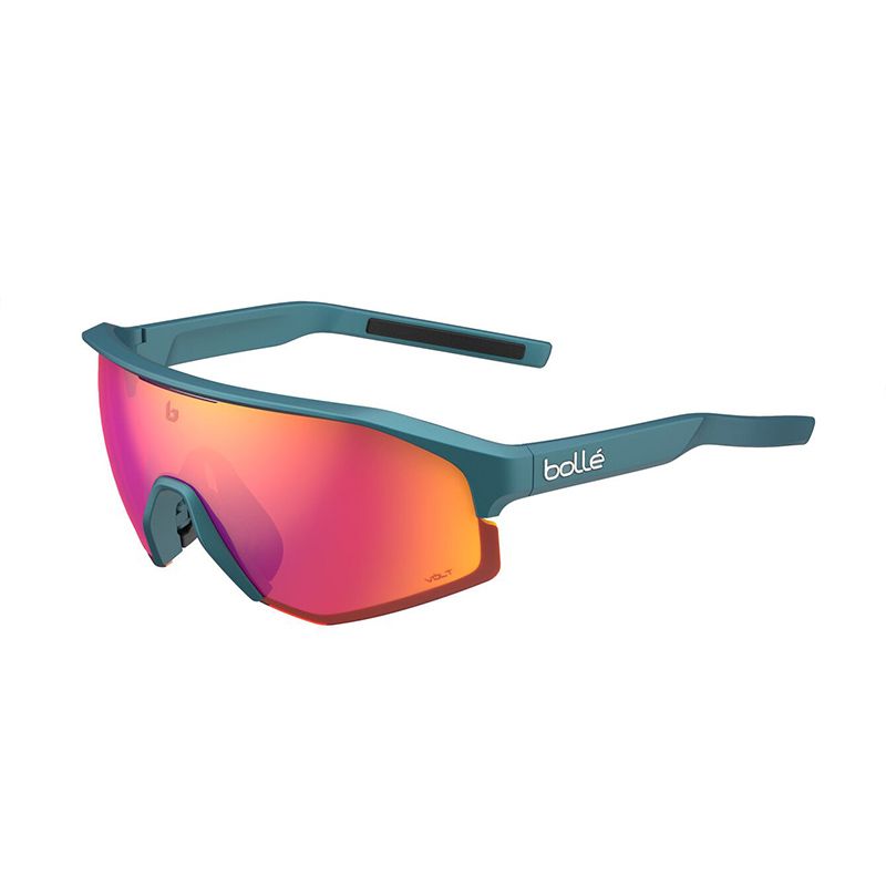 Gafas Sol Bolle Lightshifter Creator Azul Metalico Lente Volt Rubi