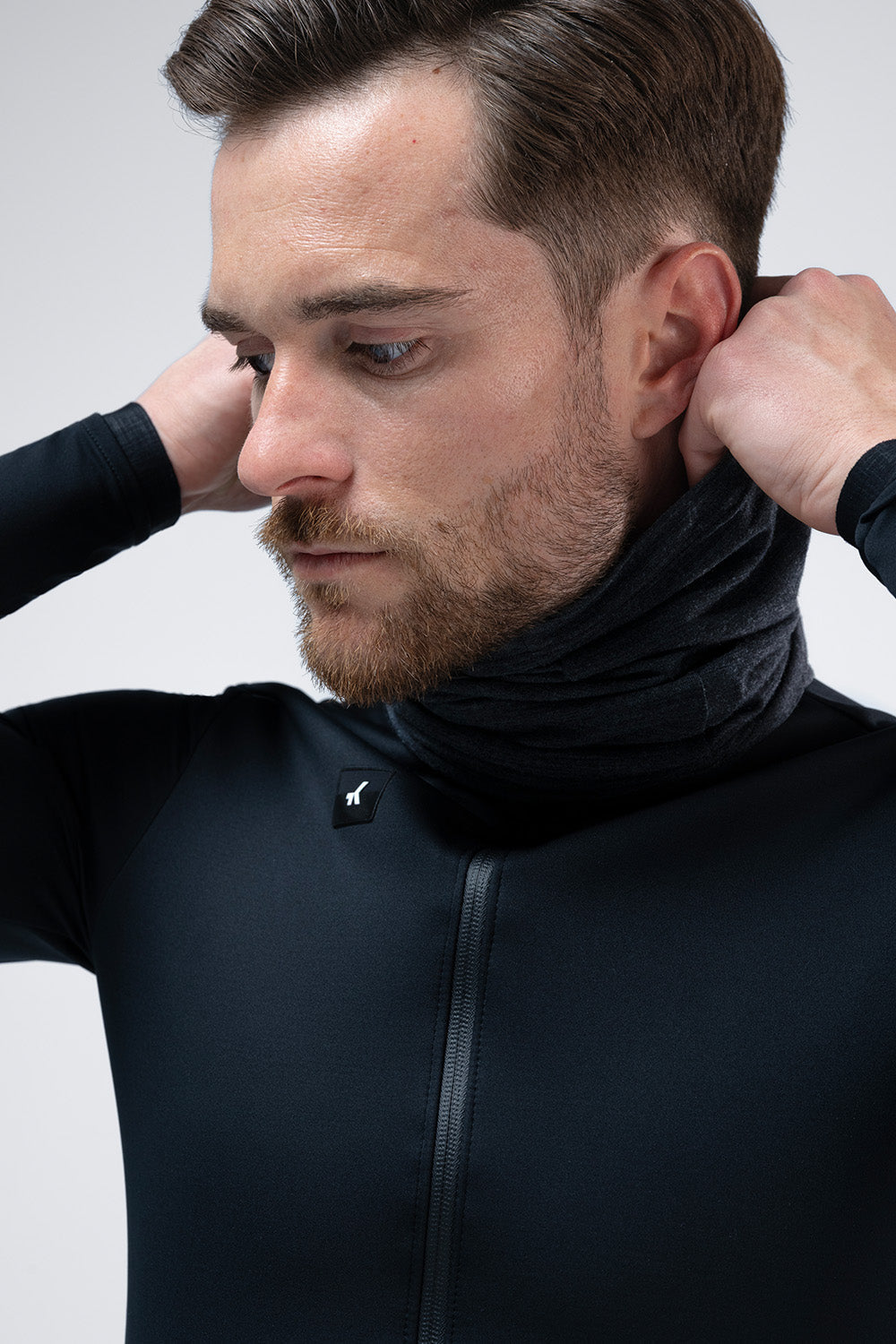 Bandana Merino Moonbah Solid Gobik Unisex Graphite #3